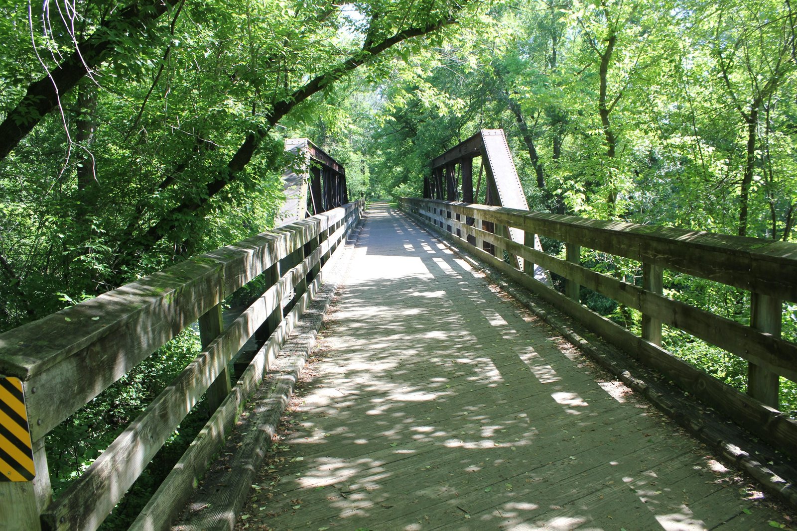 Looking north